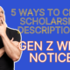 5 Ways to Craft Scholarship Descriptions Gen Z Will Notice